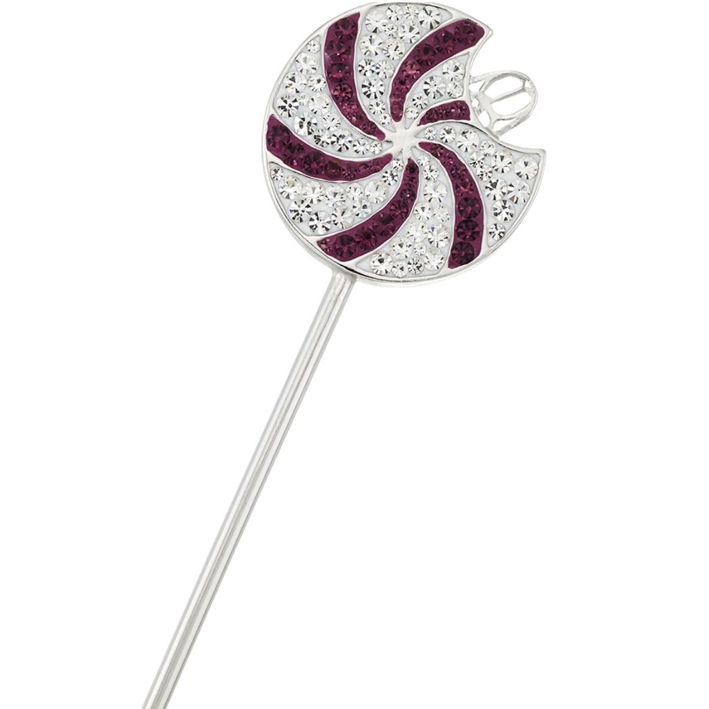 SIMONE I SMITH Sweet Touch Of Hope Purple Platinum Sterling Peppermint L…